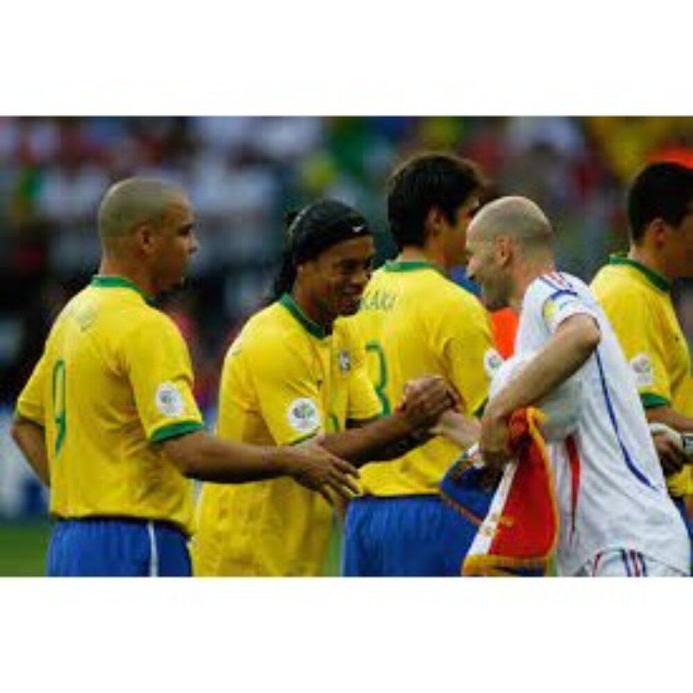 Ronaldinho Brazil 2006 World Cup Home Soccer Jersey Shirt XL SKU# 103889 - Picture 9 of 9